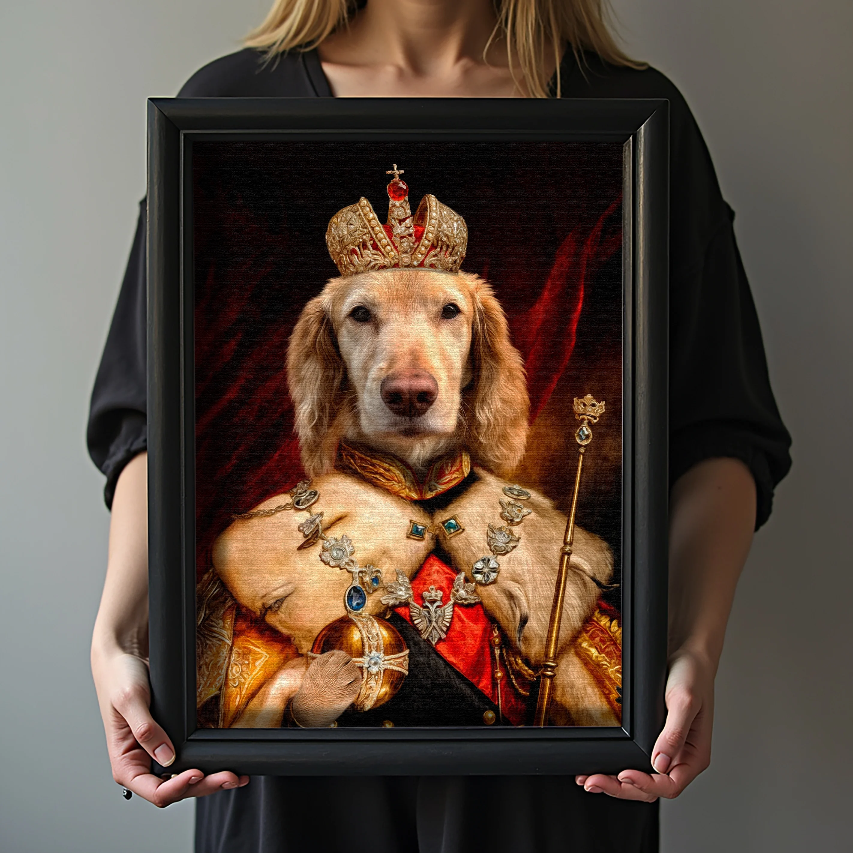 The Prince Ruler Pet - Custom Pet Portrait